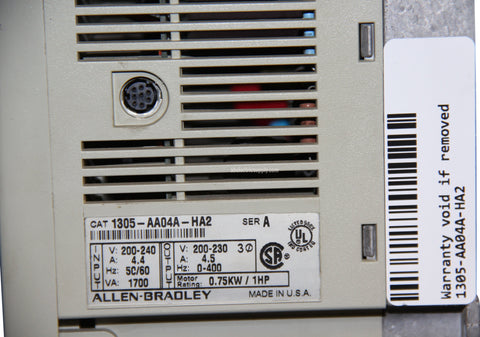 Allen Bradley 1305-AA04A-HA2 Ser A Adjustable Frequency AC Drive **READ**