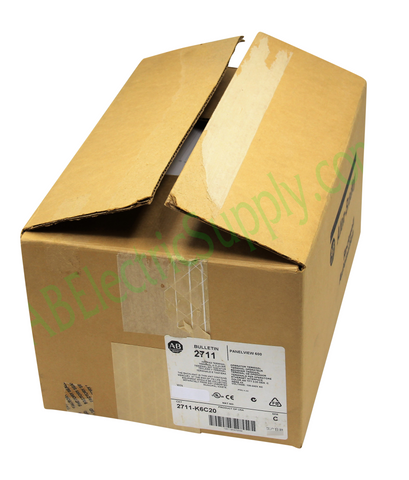 Original Packaging Open Box Allen Bradley Panelview 600 2711-K6C20 Ser C FRN 4.46 100 - 2