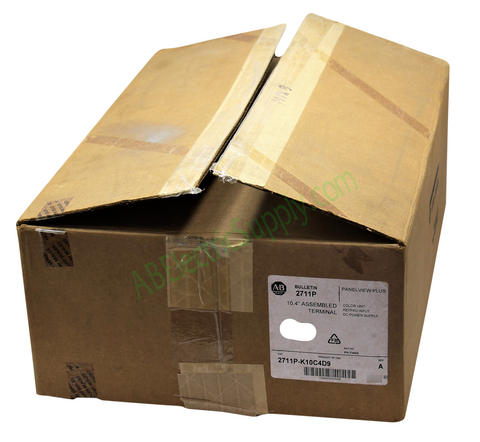 Original Packaging Open Box Allen Bradley 2711P-K10C4D9 Ser A Panelview Plus 1000