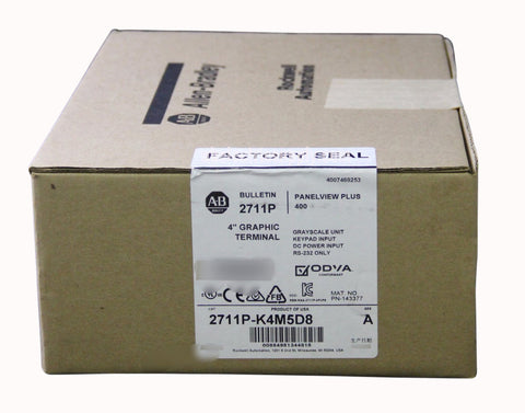 a2b supply packaging Allen Bradley Panelview Plus 400 2711P-K4M5D8 Ser A 2016 QTY