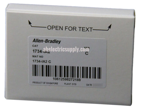 a2b supply packaging Allen Bradley Digital Input Module 1734-IA2 Ser C FW 3.022