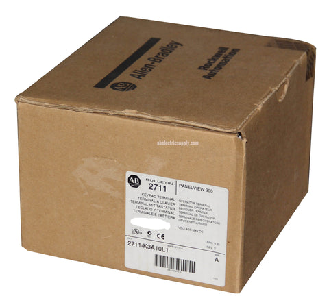 A2B Supply Packaging Allen Bradley Panelview 300 2711-K3A10L1 Ser A