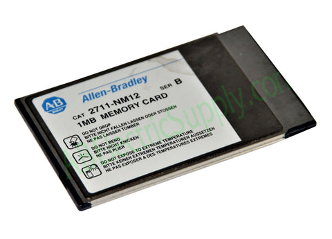 Allen Bradley 2711-NM12 Ser B 1MB Flash Memory Card QTY
