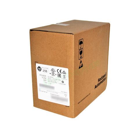 A2B Supply Packaging Allen Bradley 25B-D4P0N104 Series A FRN 5.001 Power Flex 525