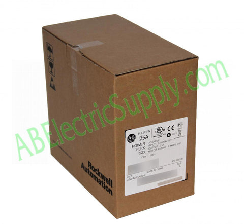 A2B Supply Packaging Allen Bradley PowerFlex 523 25A-A2P5N104 Ser A