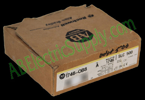 Original Packaging Open Box Open Allen Bradley - PLC SLC 500 1746-OB8 Ser A QTY