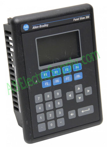 Allen Bradley Panelview 300 Monochrome 2711-K3A17L1X Ser B DF1 Communication Protocol DC Power