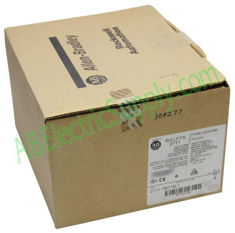 A2B Supply Packaging Open Allen Bradley - HMI Panelview 600 2711-T6C16L1 Ser B
